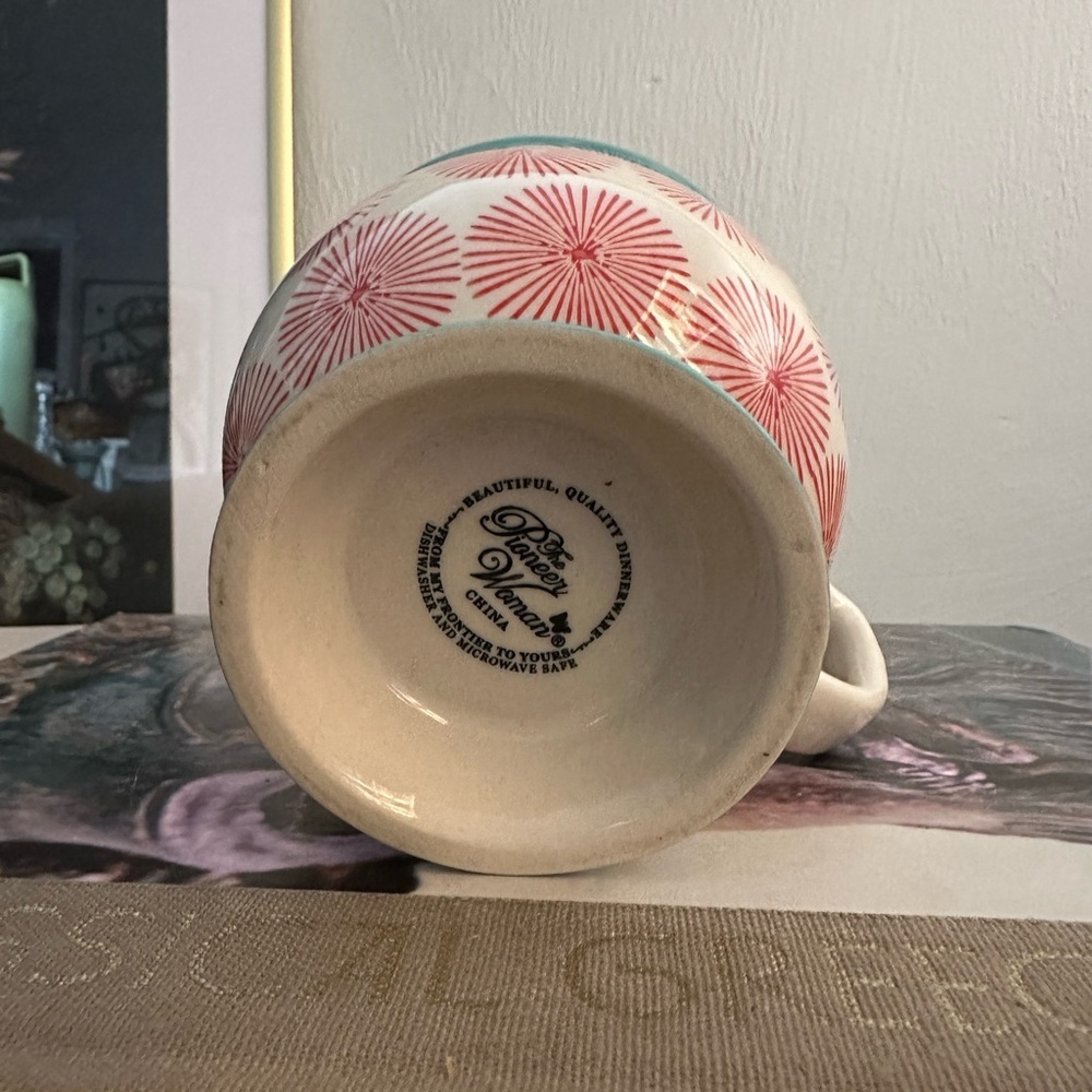 The Pioneer Woman 2 Vintage Bloom Mugs 1 Flea Market Happiness Mug Coffee Tea - Picture 9 of 9